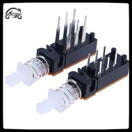 [8C11] 10Pcs Push Switch A03-03 A04 A05 Key Switch PS42F42 Power Switch Lo No Lo 6Pin [8C]