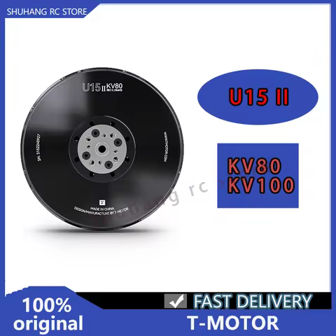 T-MOTOR U15 II KV80/KV100 Max Power High Torque High Efficiency Electric Waterproof Brushless DC Mot