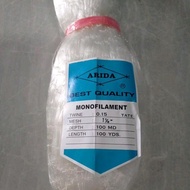 jaring ikan ARIDA 1¼ inchi 0.15 100md/100yds TATE jaring ikan kecil jaring ikan