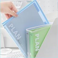 YAAN Refillable B5 Size Format Loose Leaf Planner with Clear Cover Reinforced Binding