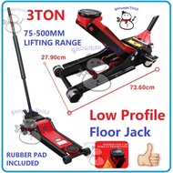 High quality 3 Ton Hydraulic FLOOR JACK 3TON TAN FLOORJACK Car Automotive Repair Tools LIFT UP Kereta heavy duty tool