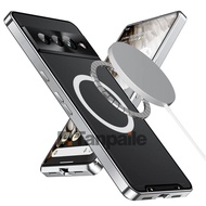Tanpaile- Matte Magnetic Metal Case for Google Pixel 8 7 Pro 7A case With Camera Lens Protector MagS