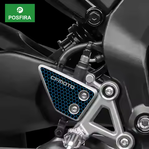 POSFIRA Motorcycle Footrest Panel Sticker Vinyl Decal for CFMoto 675SR R CF Moto 675SRR 675 SRR 675