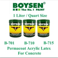 BOYSEN PERMACOAT FLAT LATEX | SEMI-GLOSS LATEX | GLOSS LATEX WHITE LITER PINTURA PANG PADER