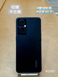 店保90天 |  OPPO Reno7Z 8+128GB  黑色  #0080 二手安卓機