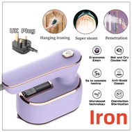 Portable  Mini Handheld Portable Rotatable household travel 1000W steamer iron ironing seterika baju