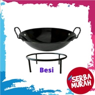 24cm Iron 6mm Frying Pan Stand