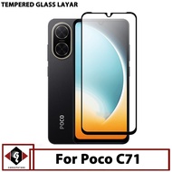 LAYAR Tempered Glass Screen poco C71 Anti-Scratch Screen Protector