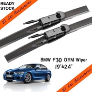 [81] BMW 3 Series (F30) Original Plug and Play Wiper Year 2012-2019 ( 1 pair -Size 24 /19 )
