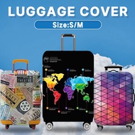 WANDER Luggage Cover Protector Washable Suitcase Dustproof Cover Spandex Elastic Luggage Cover