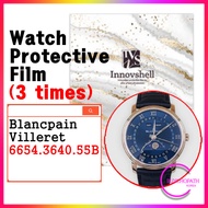 kr_Protection Films for Blancpain Villeret 6654 3640 55B (3 times) / Scratch & Contamination Prevent