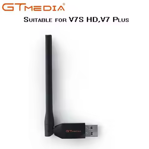 GTmedia USB Wifi with Antenna work for gtmedia V7s ,v7 plus series digital satellite receivers and o