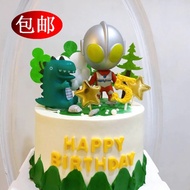CAKE TOPPER TEMA ULTRAMAN SUPRISE/ HIASAN KUE ULTRAMAN KEPALA BESAR