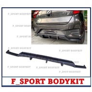 PERODUA MYVI MG3 G3 2018 2019 2020 2021 2022 REAR BUMPER DIFFUSER REAR SKIRT (TAKERO V1) PU