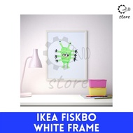 IKEA FISKBO / White Frame / 10x15 cm / 13x18 cm / 30x40 cm / 40x50 cm / 50x70 cm