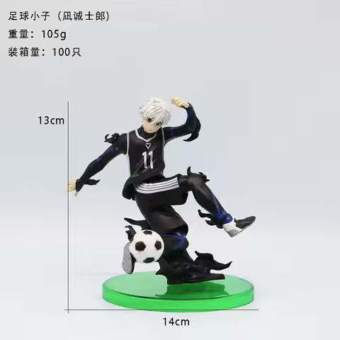 8.5cm BLUE LOCK Michael Kaiser Isagi Yoichi Anime Cosplay Garage Kits Figurine Cartoon Handmade Mode