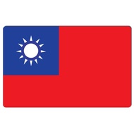 [Easycard Sticker] Taiwan Flag Sightseeing Travel Easycard/e Cartoon/Proximity Card/Access Control C