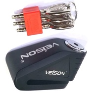 Veison Universal Motorcycle Double Lock Disc Padlock dx9
