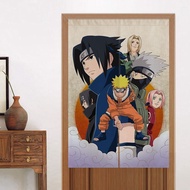 Anime Kitchen Door Curtain Japanese Cartoon Restaurant Partition Curtain Sushi Ramen Shop Half Curta