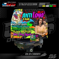 Stiker Kabin Belakang / Gegeran Pick Up Suzuki Carry / T120SS Custom Semua Mobil Stiker Kabin Belaka