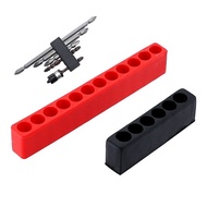 Jalur Penyimpanan Bit Pemutar Skru Hex Shank Bit Pemegang Kad Penyimpanan Bit Angin Pemutar Skru Bit