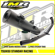 KNALPOT TSUKIGI STANDAR RACING JUPITER MX 135 OLD NEW MX KING 150 JUPITER Z Z1 VEGA R ZR RR FORCE AS