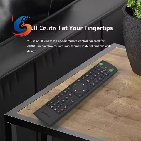 TZT Zidoo V12 Infrared Bluetooth Remote Control for Zidoo Z9S Z9X Z10 X20 X20pro Z1000 Z1000pro UHD2