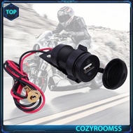 Waterproof Motorcycle 12V USB Charger Cellphone Car Charger Power Adapter