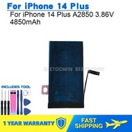 For iPhone 14 Plus A2850 3.86V 4850mAh Phone Battery