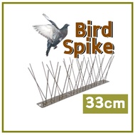 (1 PCS) 33cm Bird Spikes Repellent Mat Stainless Steel Animal Repeller Chase Birds Device Dashboard 