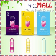 [m2MALL] (10pcs/Box) Condom Spike Condom Dotted Condom Kondom Berduri Sleeve Men Condom Kondom Lelak