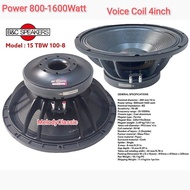 Speaker Komponen B&amp;C 15TBW100-8 15inch VC 4inch BNC 15TBW 100-8