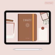 數碼 iPad Digital Diary Brown Cover