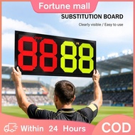 Soccer Substitution Board 84*38cm Score Board 4 Digit Hockey Rugby Futsal Number Score Plate Papan P