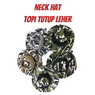 Neck Hat Topi Askar Topi Kebun / TOPI TUTUP LEHER / BOONIE BUCKET HAT