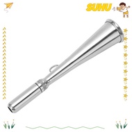 SUHU Handheld Foghorn, Silver 304 Stainless Steel Boat Fog Horn, Emergency Use Removable Mouthpiece 