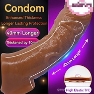 Silicone Men's Condom Personal Protective Condom Latex Condom Reusable Planning Products [Secret Del