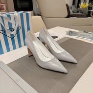 High Heel Flat Heel 8.10-7.5cm Heel Pointed Toe