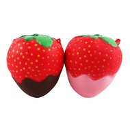 10CM Jumbo Soft Kawaii Strawberry Squishy Squeeze Squishies Toy Slow Rising for Children Adults Reli