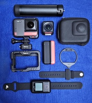 Insta360 One RS 360+4k 鏡頭 +防水 GPS 智能遙控器 + Ulanzi 快拆系統 + 戶外三腳架 + 贈品