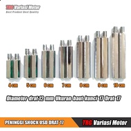 USD Front Shock Heightener Thread 17 - 17 Thread Diameter 12mm Key Bolt Size 17 Thread 17 One Set