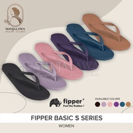 [ORIGINAL] Fipper Slipper Basic S Series Women Lady Comfort Casual Travel Getah Selipar Kasut Peremp