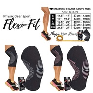 Physix Gear Knee Compression Support Brace - Best Compression Sleeve and Stabilizer Wrap for Crossfi