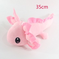 35cm Axolotl Plush Toy Soft Stuffed Plushie Doll Cartoon Figure Toys Kids Adults Chlidren Christmas 