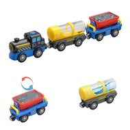 Kids Electric Train Toy Magnetic Track Train Toy Compatible With Brio Track Wooden Track Children's 