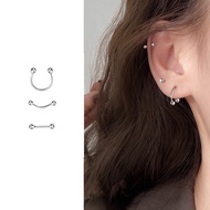 JOJO COCO Korean Style Simple Titanium Steel Earrings