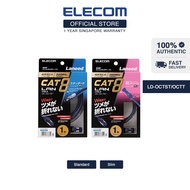 ELECOM 'CAT 8 LAN CABLE' High-Speed RJ-45 Ethernet Lan Network Cable (Prevent slow down) (1m, 2m, 3m