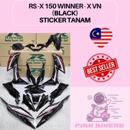 Coverset RS-X RSX Winner-X 150 Vietnam Design Bodyset Sticker Tanam Airbrush Hijau Lumut Lemon Ice Y