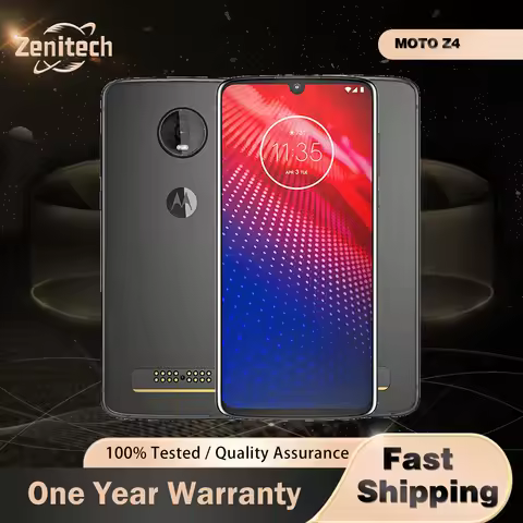 95%New Motorola Moto Z4 XT1980 4GB RAM 128GB ROM Octa-core 48MP 6.4'' 3600mAh Android 9 NFC moto z4 