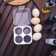 4 Compartments Egg Organizer Colorful Egg Storage Box Plastic Portable Egg Storage Box L4a4
